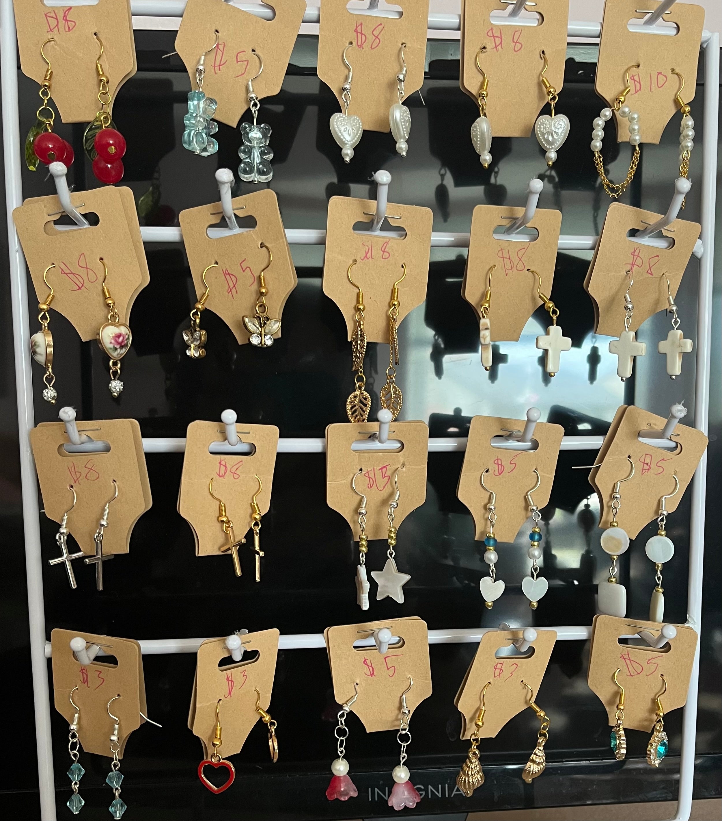 Custom hook earrings