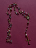 Handmade cat eye rosary